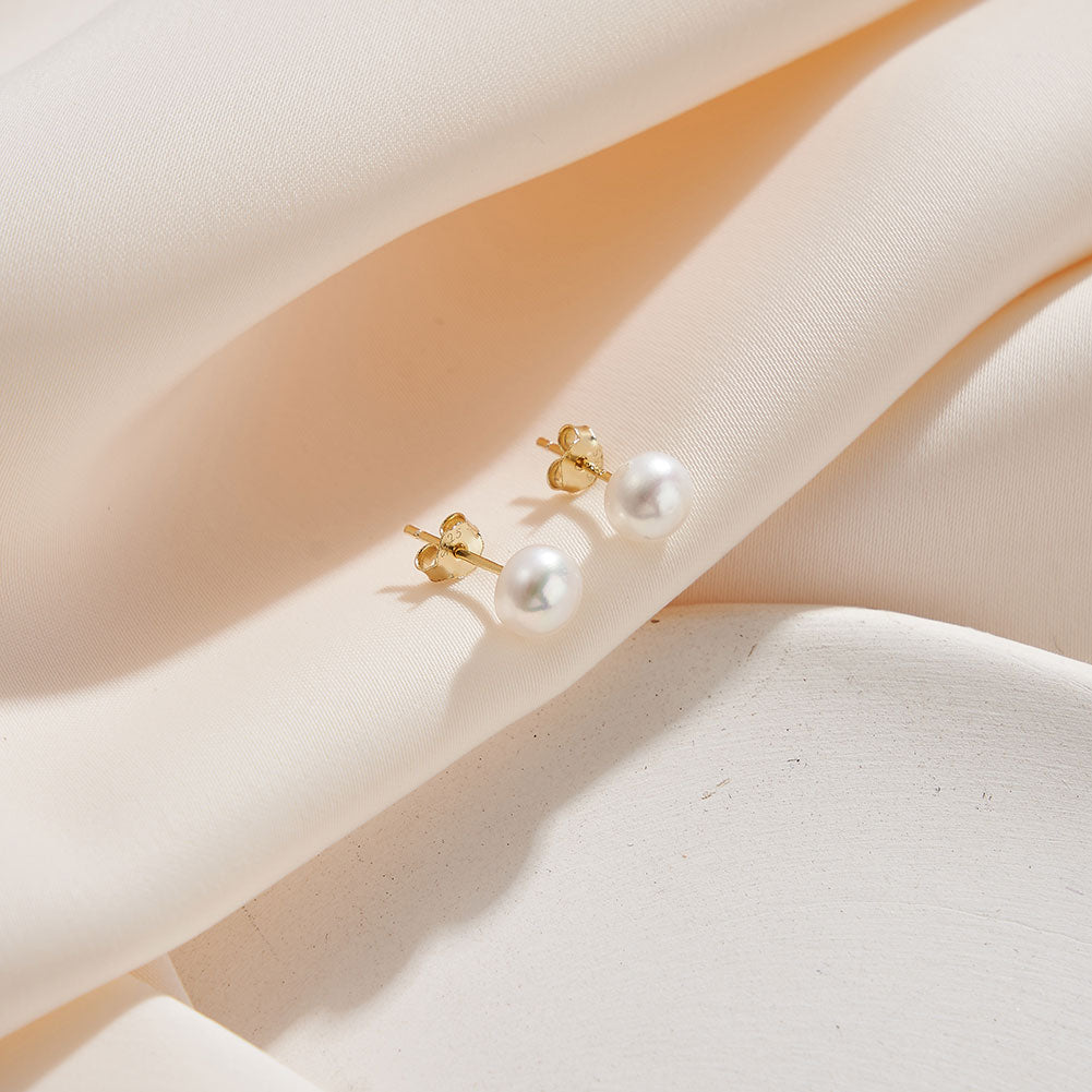 Small Pearl Earrings